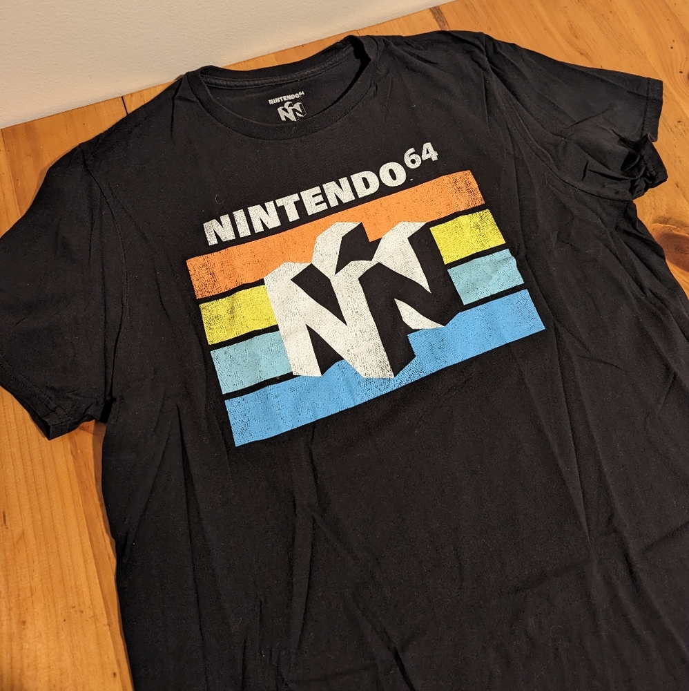 Nintendo 64 graphic t-shirt sz L